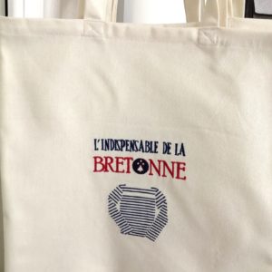 Tog bag brodé marinière bretonne