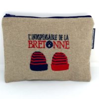 Trousse lin bonnets bretons